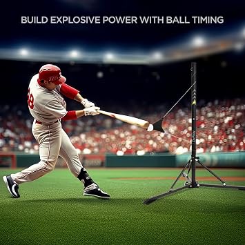 ZivPlay Baseball Hitting Trainer Baseball Swing Trainer Softball and Baseball Training Equipment for Batting Practice