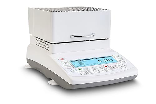 Analizador de humedad AGS100, 0,01% con temperatura de secado de 250 grados C, USB y 4 perfiles de secado, capacidad de 3.53 oz x 0.00 oz legibilidad