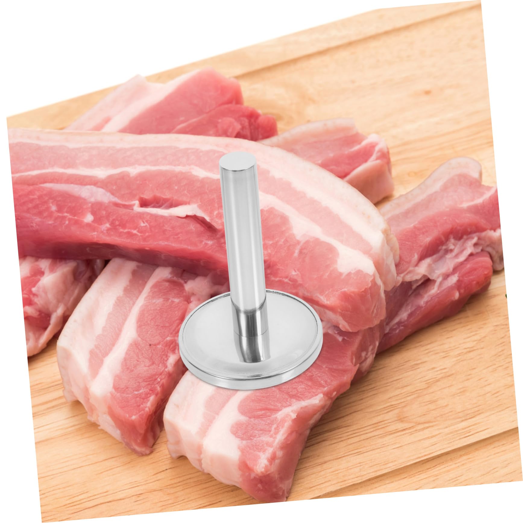 Mikinona Batticarne in Acciaio Inox 304, Mazza per Carne e Pollo