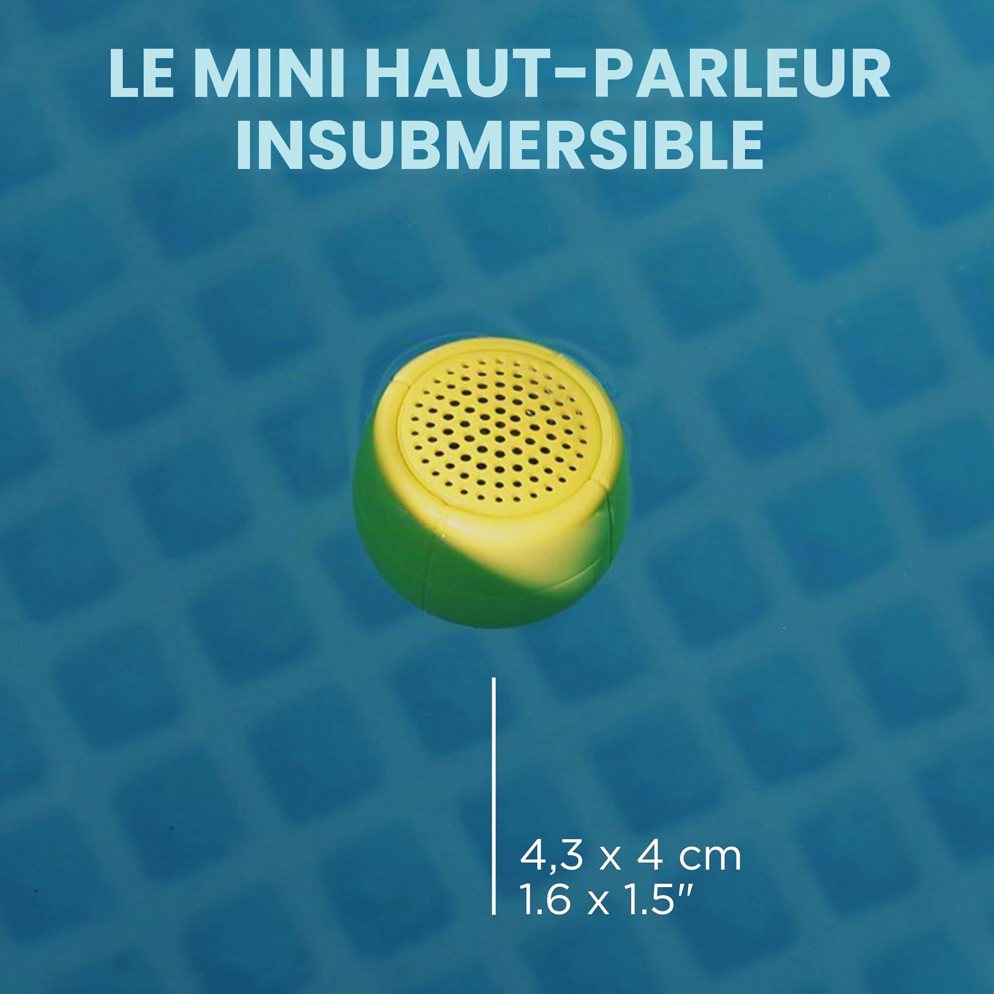 Lexon MINO X - Haut-Parleur Bluetooth Portable IPX7 Flottant et résistant à l'eau - 3W - Rose