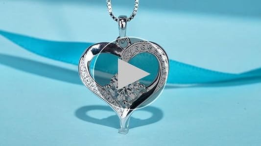 Amazon.com: Kuschelkatze 1 Carat Moissanite Heart Pendant