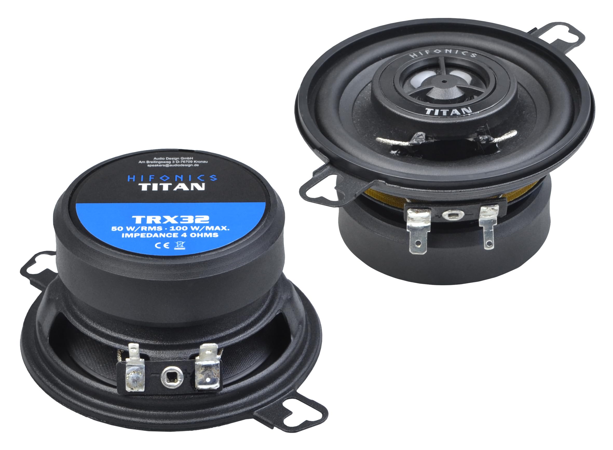 Hifonics TRX32-8,7 cm (3") 2-drożny system koncentryczny z serii Titan Car-Audio