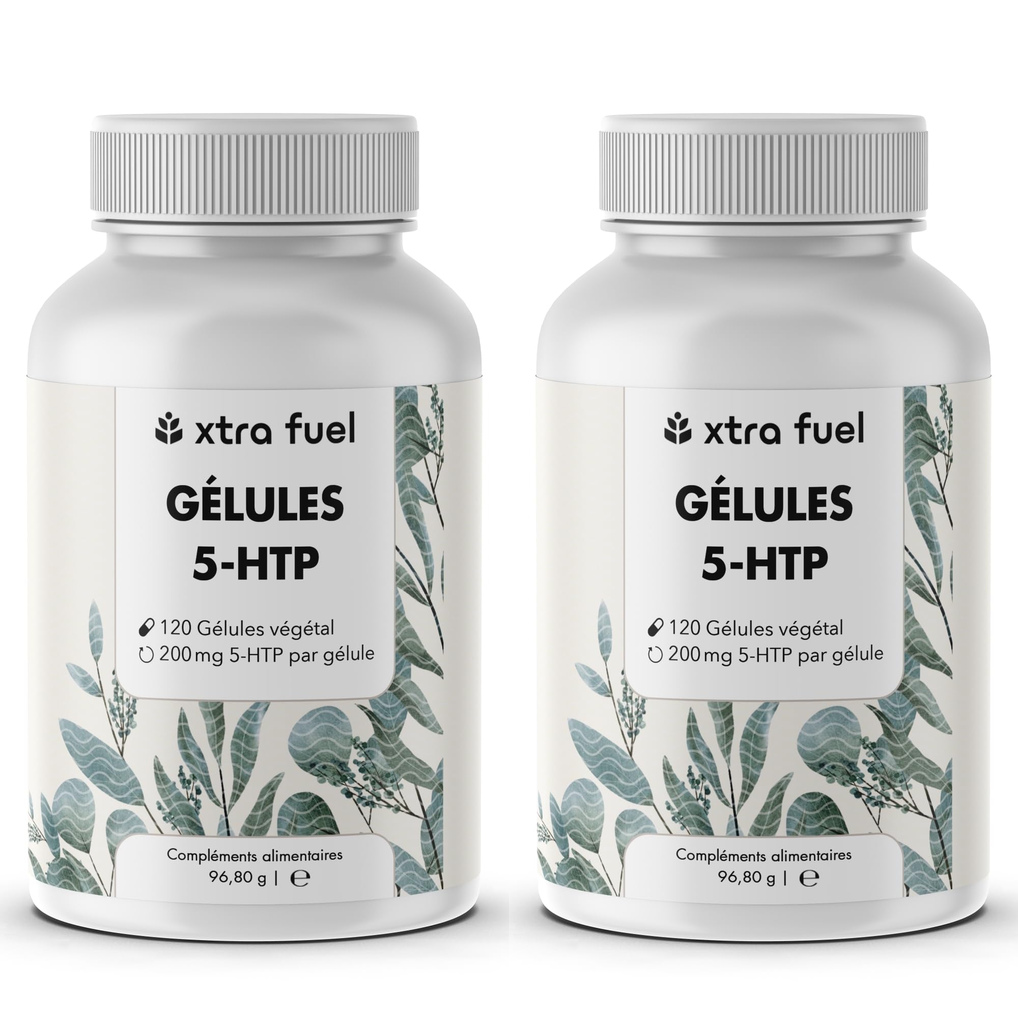 5-HTP 200 mg – 240 gélules – Extrait de Griffonia simplicifolia standardisé à 30% de 5-hydroxytryptophane – XTRA FUEL