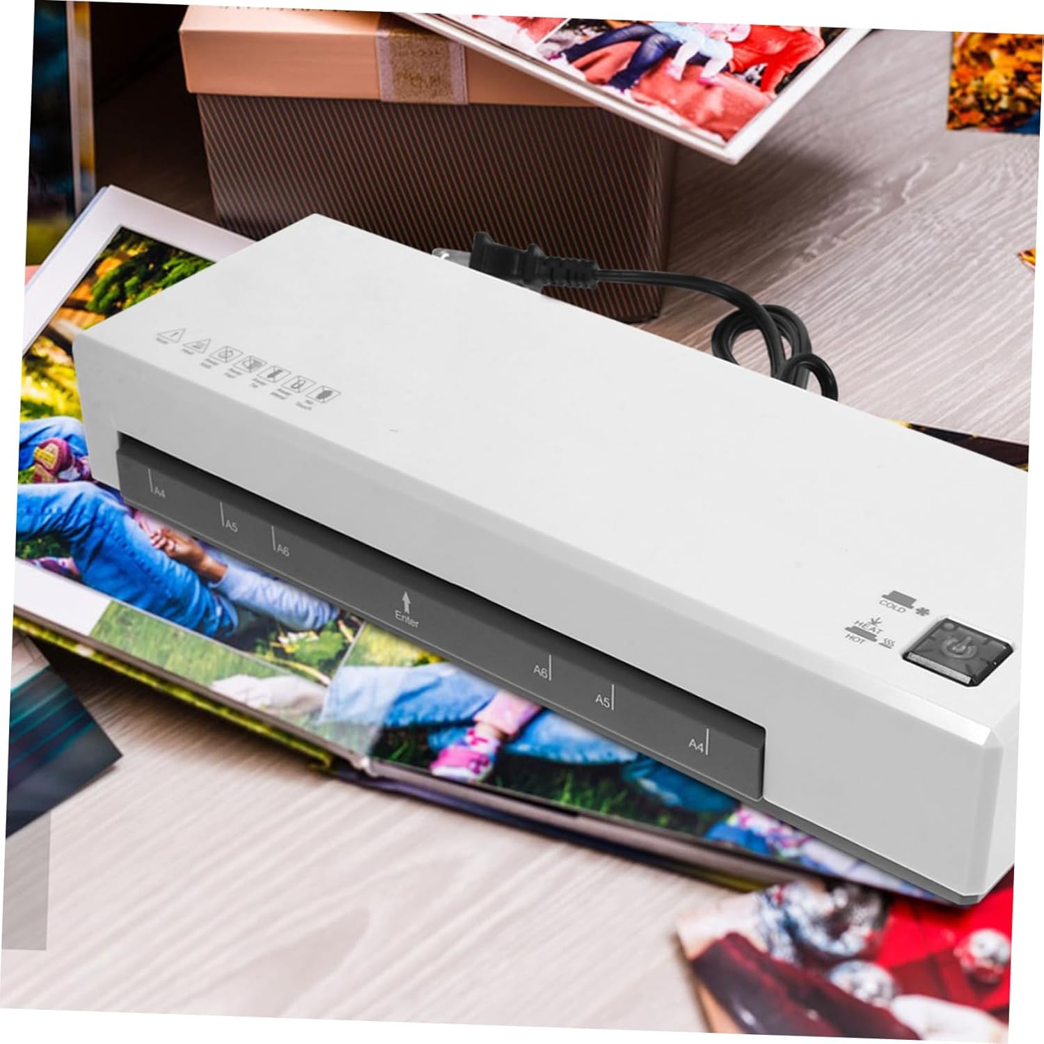 NUOBESTY Multi-use Laminator Machine Thermal Laminating Machine Office Laminator Photo