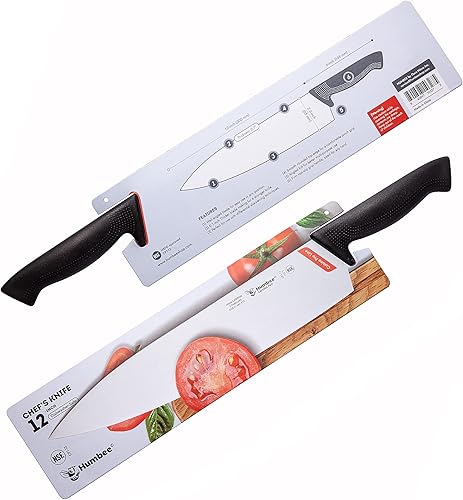 Miniatura 2 de Cuisine Pro Cuchillo de chef de 12 pulgadas - Hoja de espiga completa de acero inoxidable para uso profesional y personal - Mango ergonómico, agarre