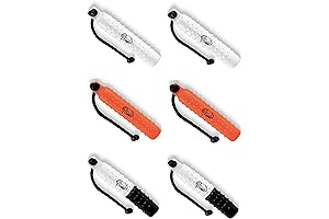 Weighted Plastic Tri-Pack Dog Bumpers (Pack of 6) With Throw Ropes