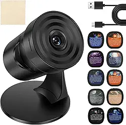 Projetor Galaxy para quarto, projetor de estrela de imagem HD, botão ajustável, 10 discos de filme, rotação de 360° para decoração de casa quarto/teto