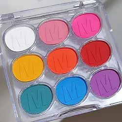 GUANTIAN Plattet de sombra colorida para mulheres, paleta de sombras fosca brilhante maquiagem profissional melhor paleta de sombras, paleta de sombras, paletas de sombras para olhos (coloridas)