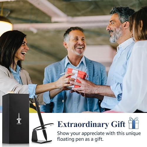 Miniatura 6 de SUNTEREST Bolígrafo de levitación magnética, bolígrafo de lujo de metal para hombres, bolígrafo flotante futurista, accesorios tecnológicos geniales