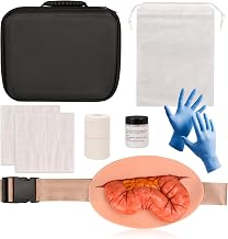 Eviscerated Intestine Simulator, Open Abdominal Wound Packing Trainer, Large Intestine Simulator for Wound Care Practice, Medical Education Tools