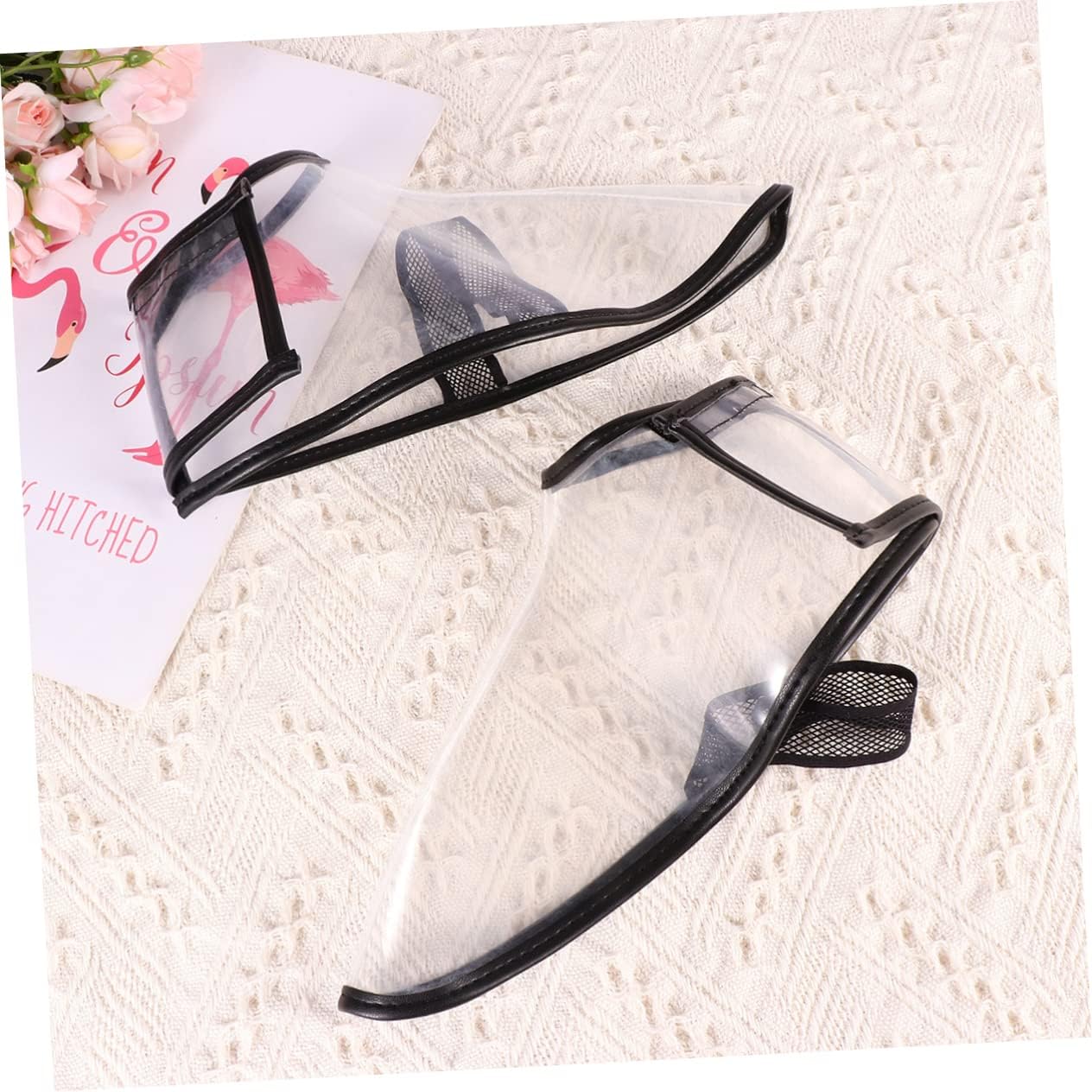 Didiseaon Hairdressing Shoe Covers for Barbers Large Durable and Transparent Protects Shoes from Hair Convenient for Stylists and Food Service Workers