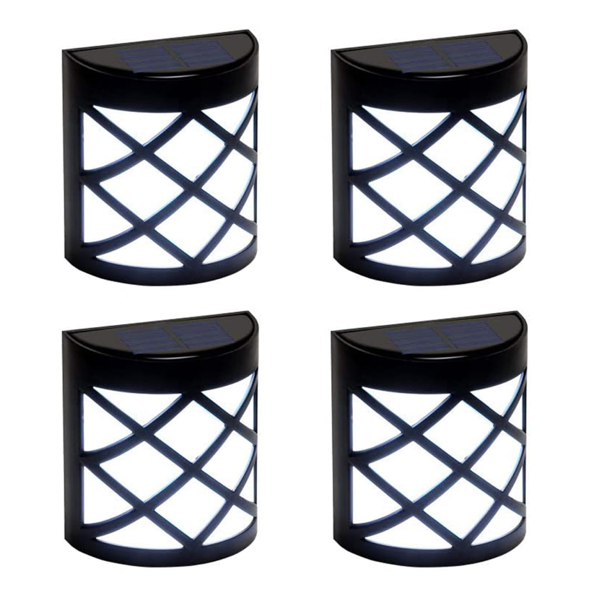 Rackhams Light Pack Of 4 Solar Fence S – Deck, Fence & Wall Led S