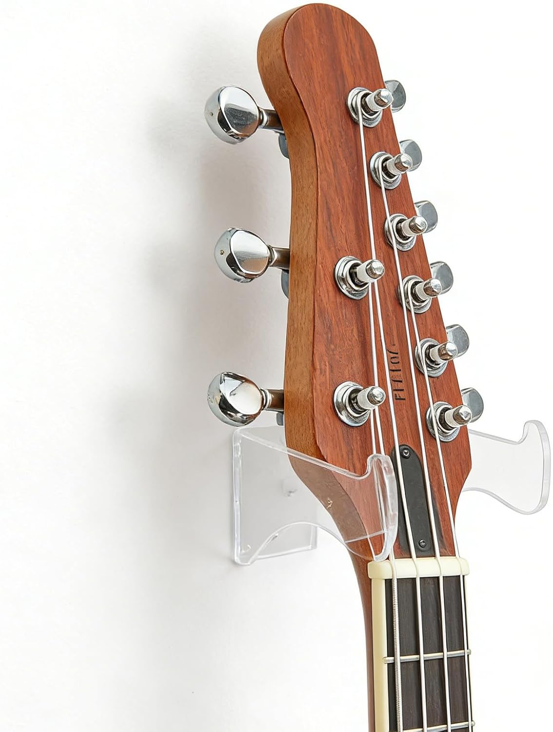 Hemoton Acrylic Guitar Wall Hanger with Easy Installation and Precision-Cut Protection 2pcs Wall Mount Display Rack for String Instruments and Banjo Suitable for Practice and Show
