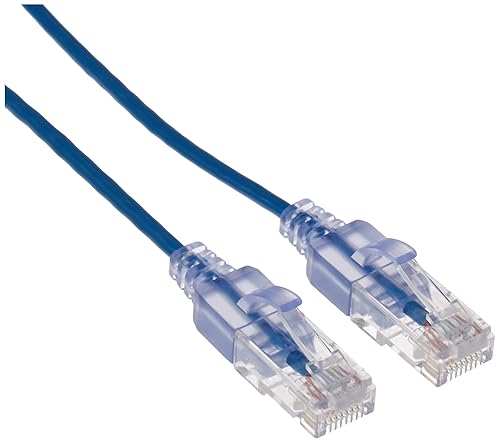 Vista 110 de Monoprice SlimRun Cat6A - Cable de conexión de red Ethernet, Blanco