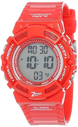 Zoop Digital Grey Dial Childrens Watch-NLC4040PP02