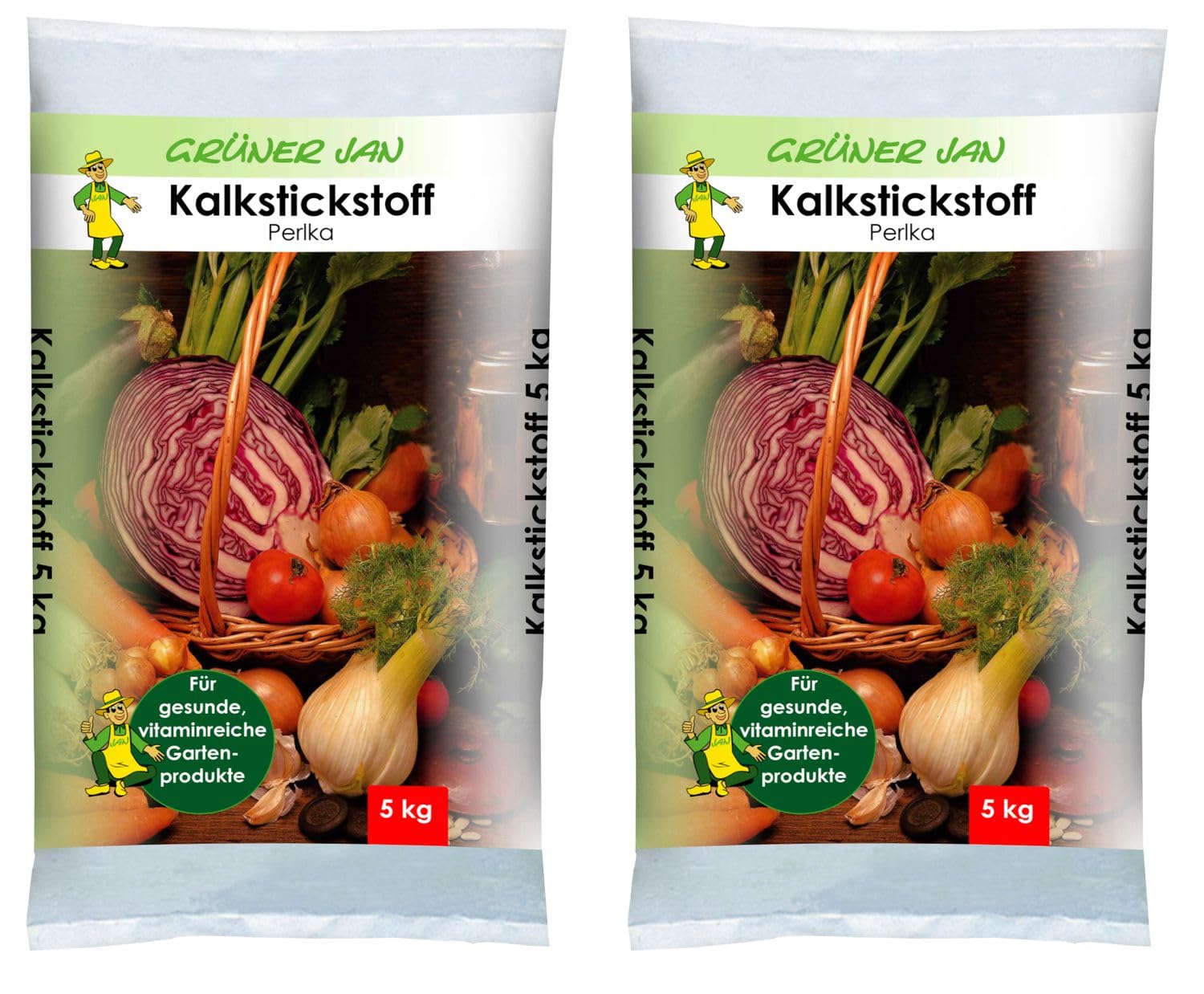 2er Set Kalkstickstoffdünger 5kg Kalk Stickstoff Spezialdünger Nährstoffdünger