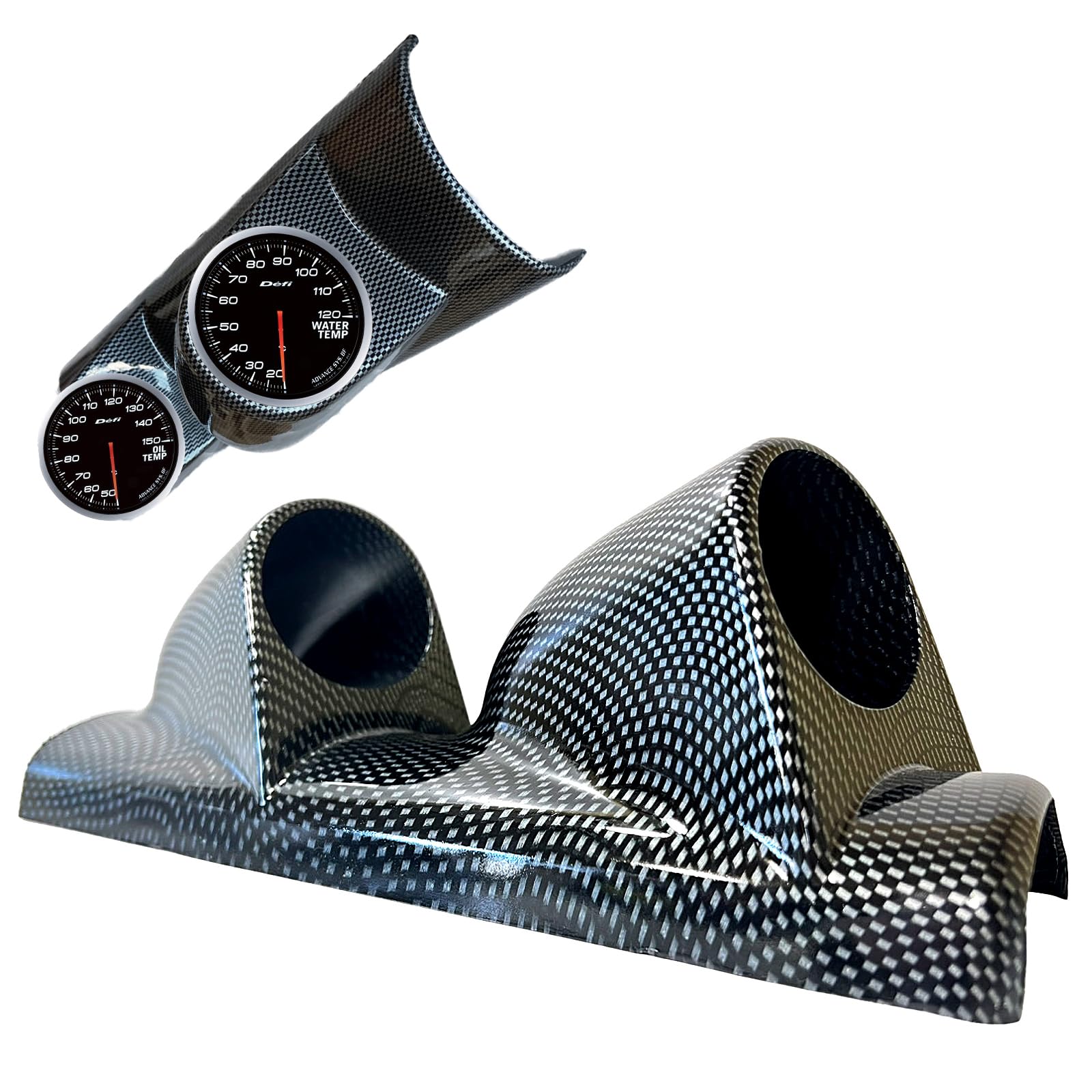 ホンダビート カーボン(綾織)メーターカバー＋RX−8メーターカバー