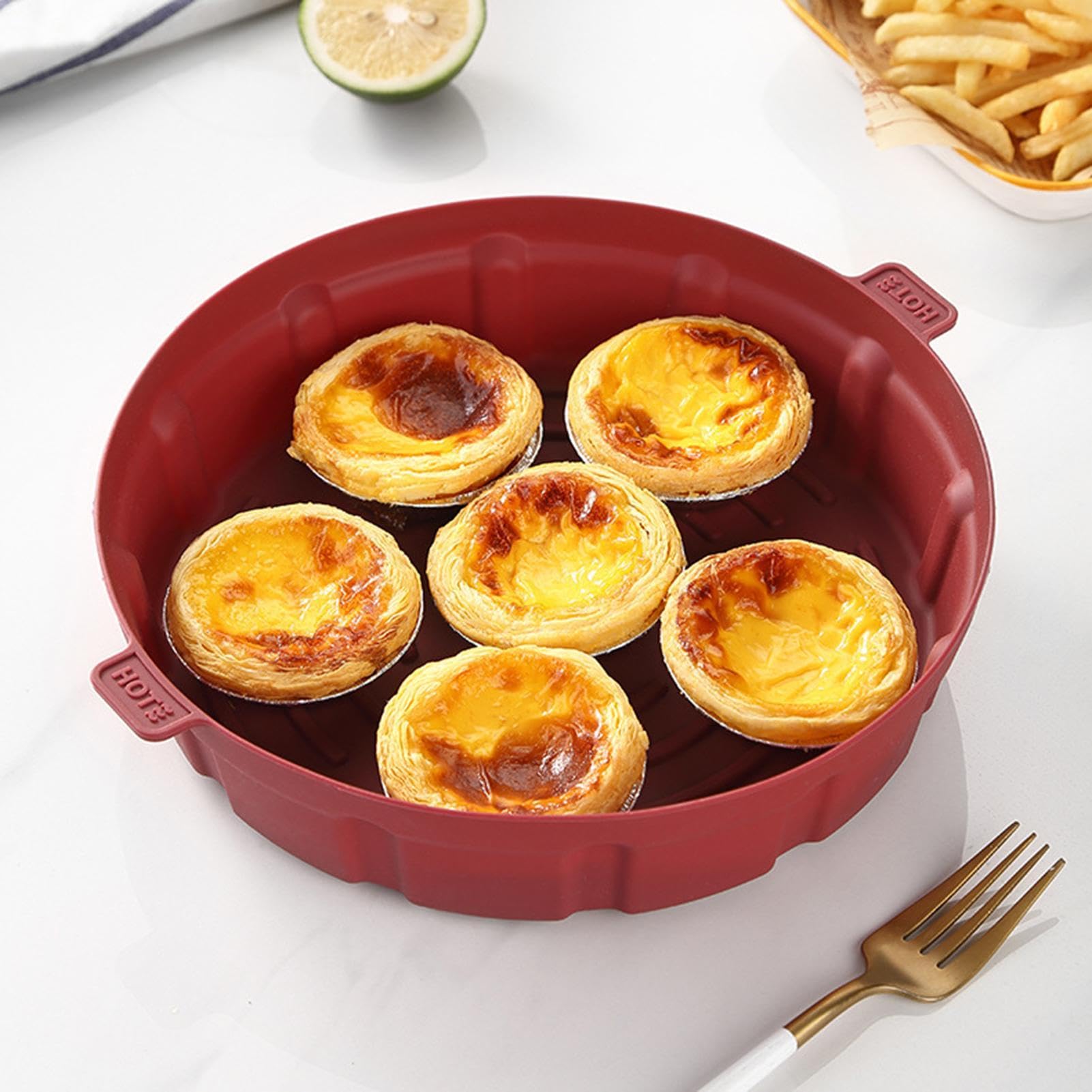 Antiaanbak wegwerp aluminiumfolie vierkante bakjes voor de airfryer, 50