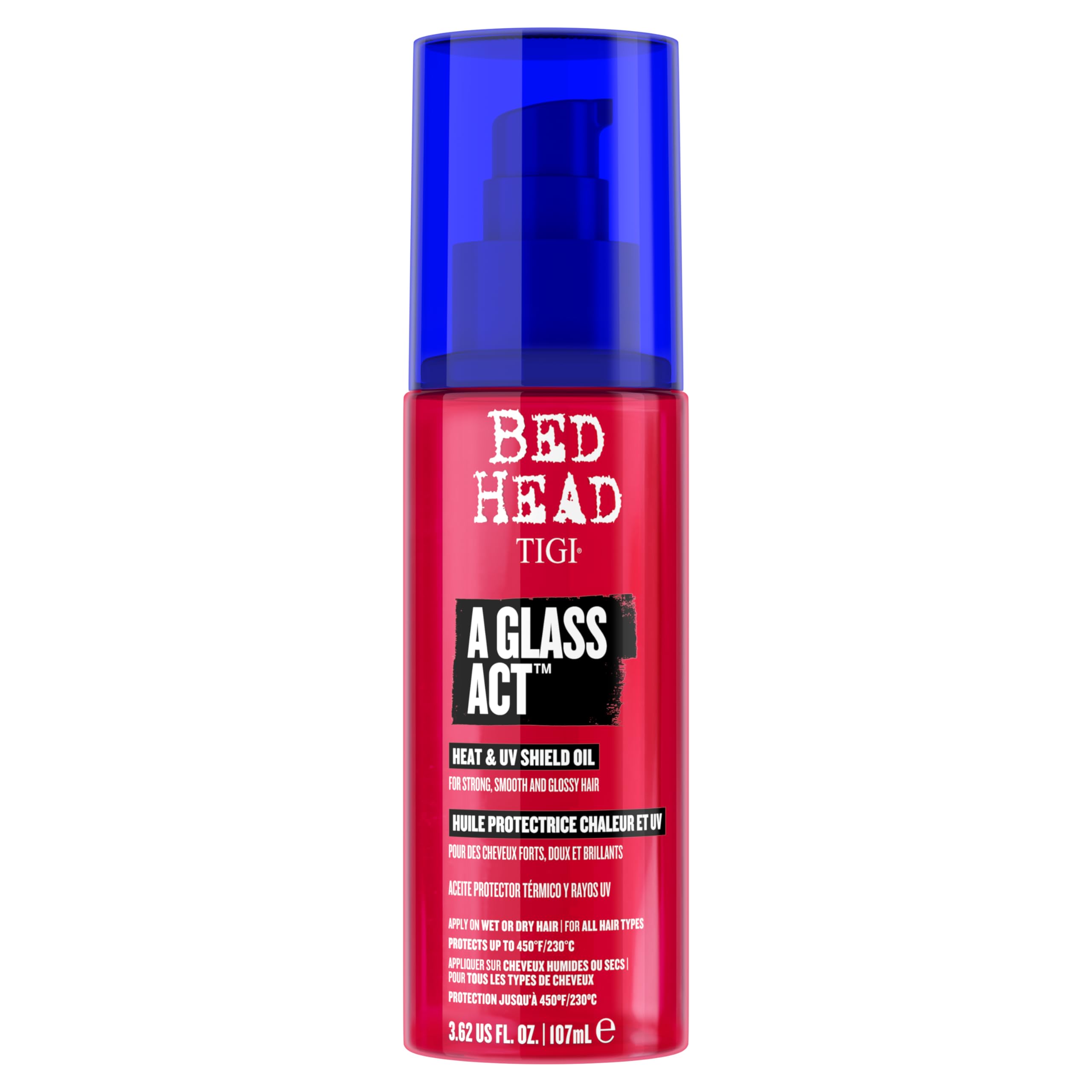 Bed Head by TIGI A Glass Act Heat & UV Shield Oil, 107ml