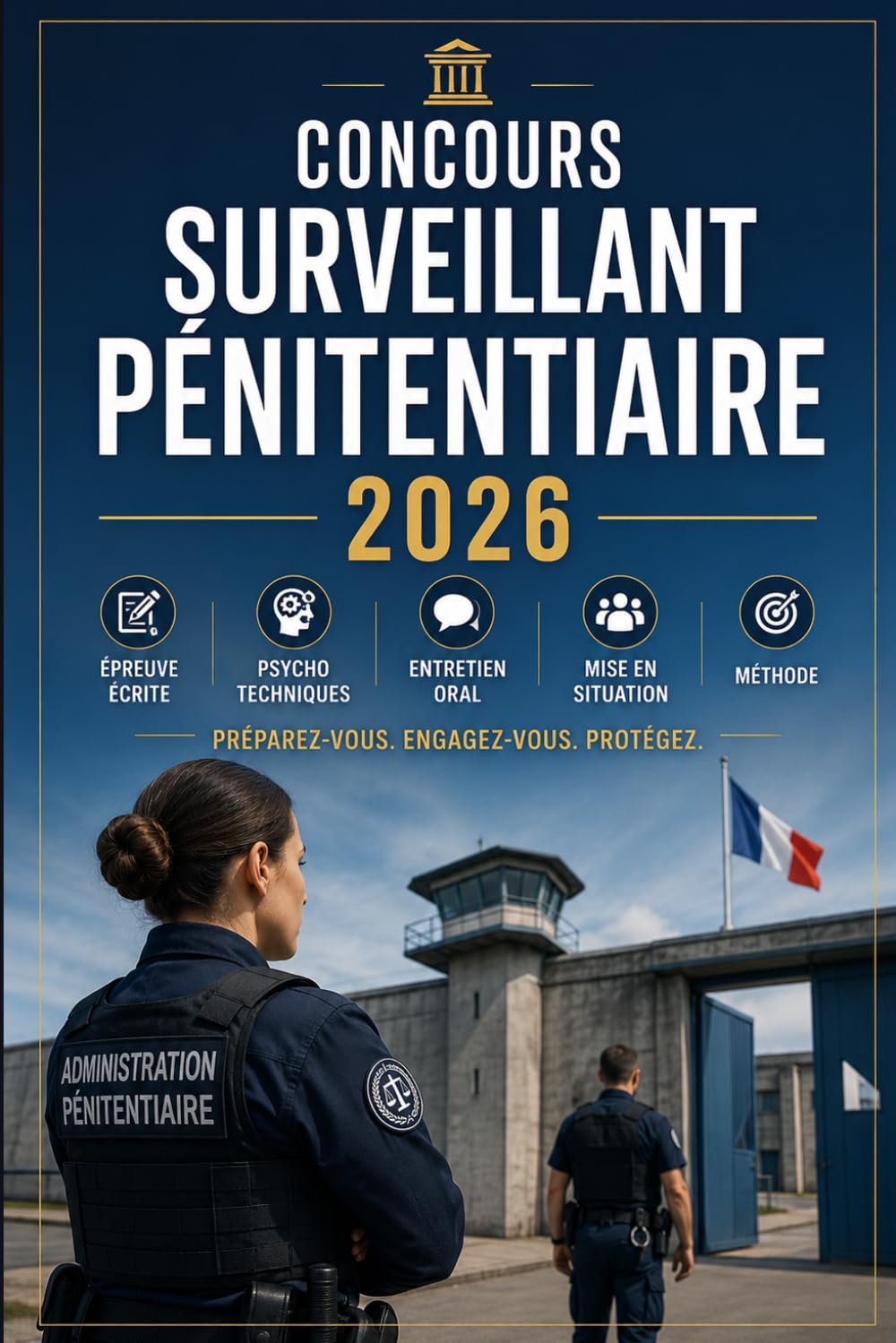Concours Surveillant Pénitentiaire 2026: Administration Pénitentiaire : préparation complète, épreuve écrite, tests psychotechniques, entretien oral, mise en situation et méthode