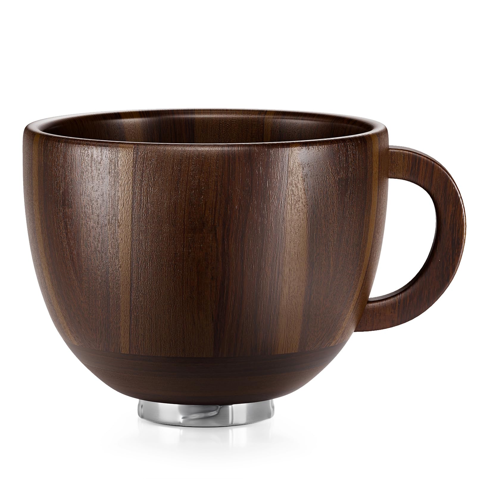 Amazon.com: SpaceAid Wooden Bowl with Handle, Kitchen Space Aid
