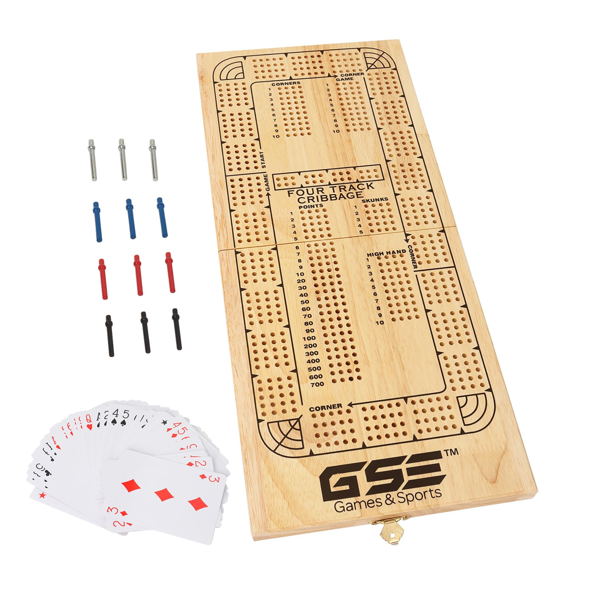 Amazon.com: GSE Games & Sports Expert 4-Track Wooden Folding