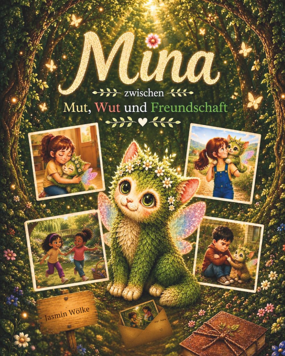 Mina: Mina - Zwischen Mut, Wut und Freundschaft“. Begleite Mina auf ihrer Reise zu Kindern mit großen Gefühlen und besonderen Geschichten. Eine magische Geschichte für Kinder ab 4 bis 8 Jahren.