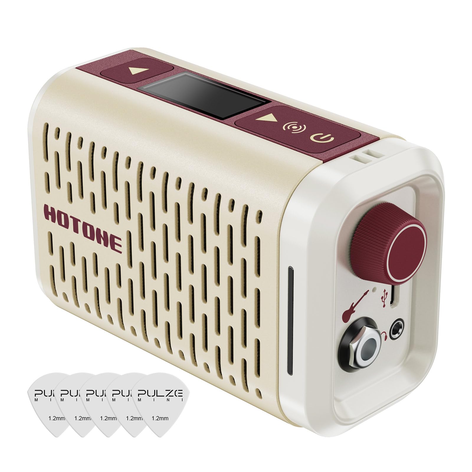 ギター HOTONE PULZE MINI Amazon.com: HOTONE Pulze Mini 5W Mini Smart Guitar Amp,Headphone