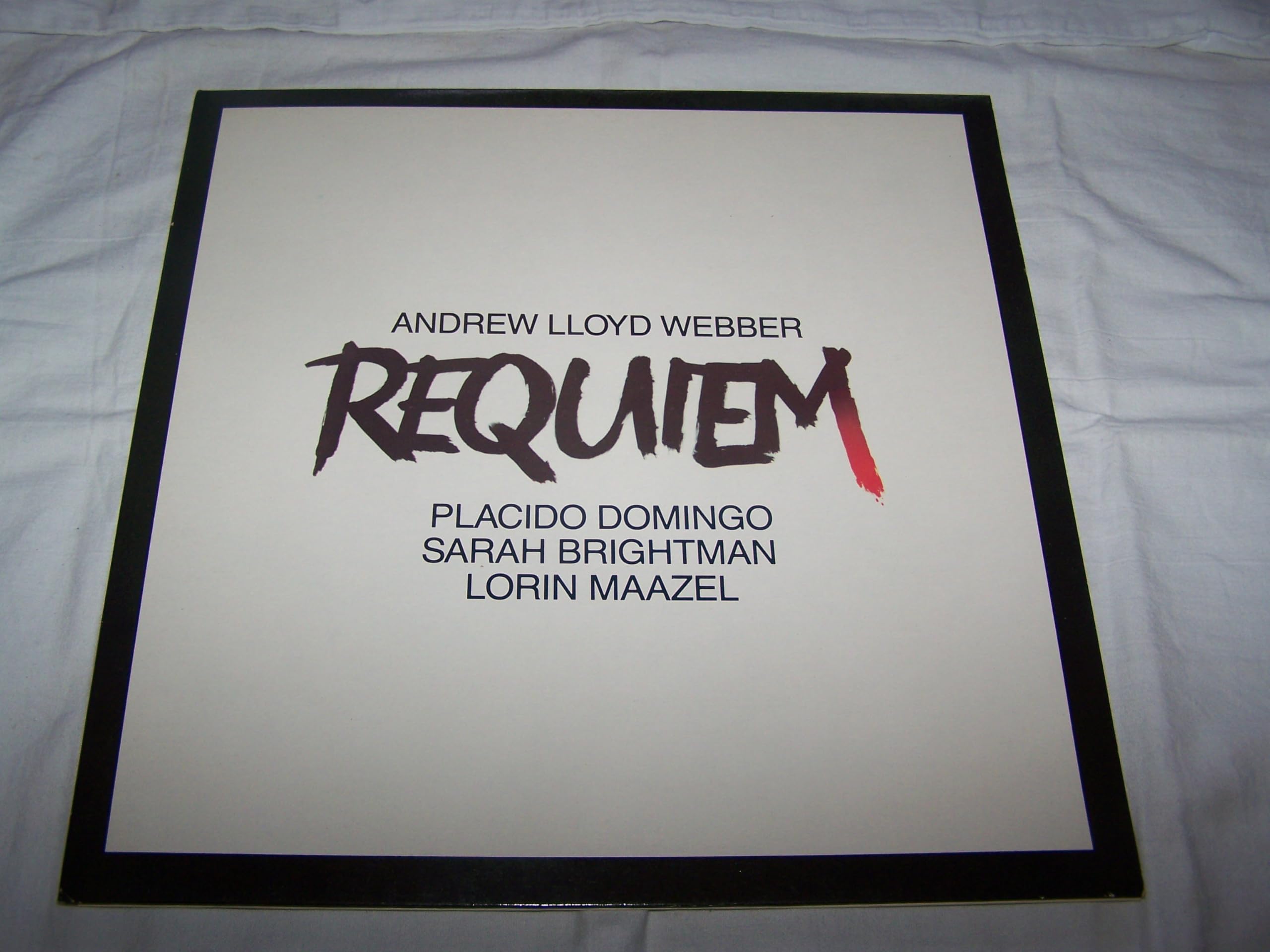 REQUIEM LP (VINYL) UK HIS MASTERS VOICE 1985