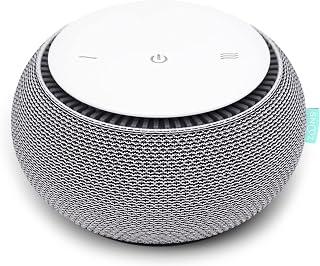 SNOOZ Smart White Noise Machine with Real Fan | Non-Looping Natural Sound for Sleep, Babies, Adults, Travel & Pets - Portable Cloud