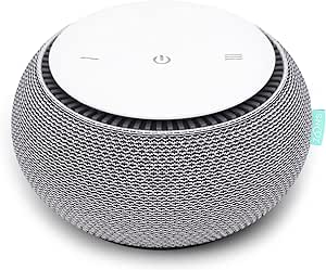 SNOOZ Smart White Noise Sound Machine - Real Fan Inside for Non-Looping White Noise, Sleep Aid for Adults, Travel, Sleeping, Bedroom, Portable, Baby Registry Essential - Cloud