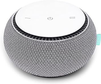 SNOOZ Smart White Noise Machine - Real Fan Inside for Non-Looping Sound, Portable Sleep Aid for Adults, Dogs, Travel, Home, Bedroom, Sleeping, Office Privacy, Therapy, & Baby Registry Essential- C...