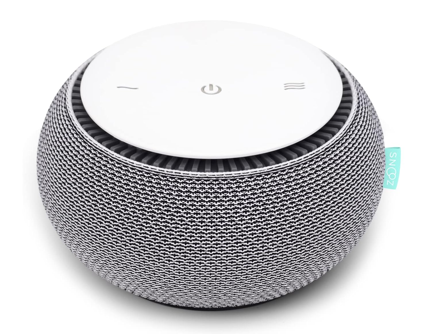 SNOOZ Smart White Noise Sound Machine - Real Fan Inside for Non-Looping White Noise Sleep Aid for Adults