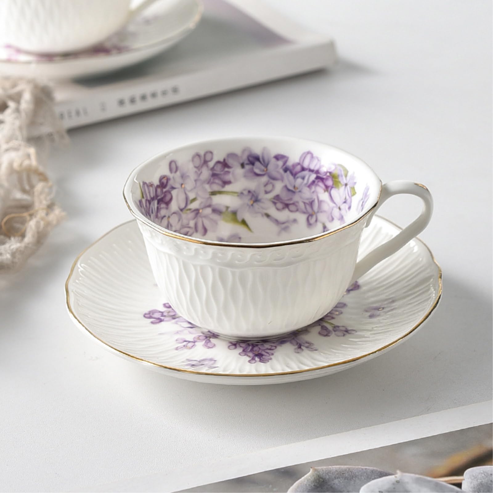 Taza de café de cerámica para desayuno de 200 ml, taza personalizada para el hogar, color claro, 200 ml
