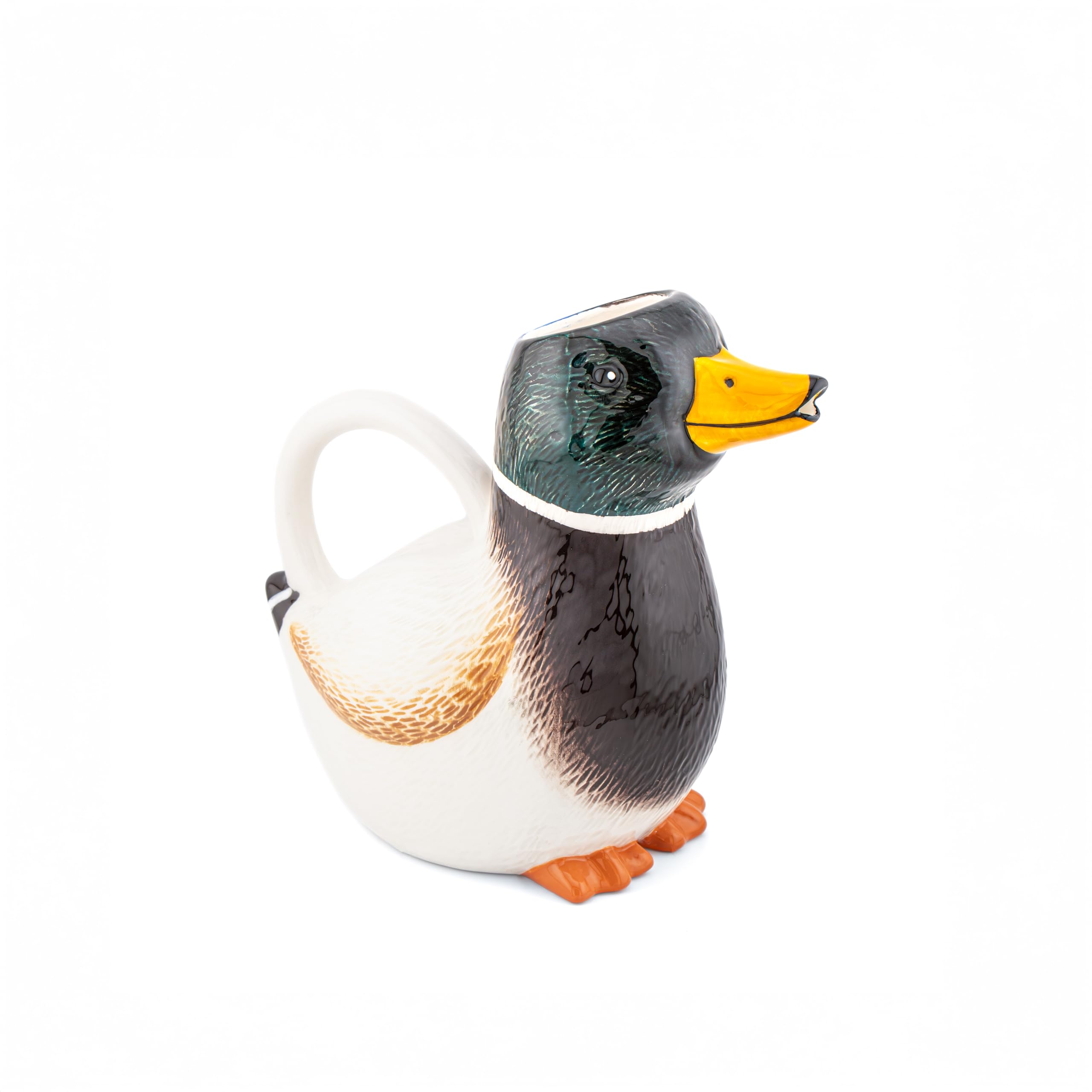 Sass & Belle Mallard Duck Watering Can – Indoor Plant Accessories, Garden Decor, Novelty Gift for Plant Lovers, Decorative Metal Can, Small Quirky Home Decor, Designed by Sass and Belle