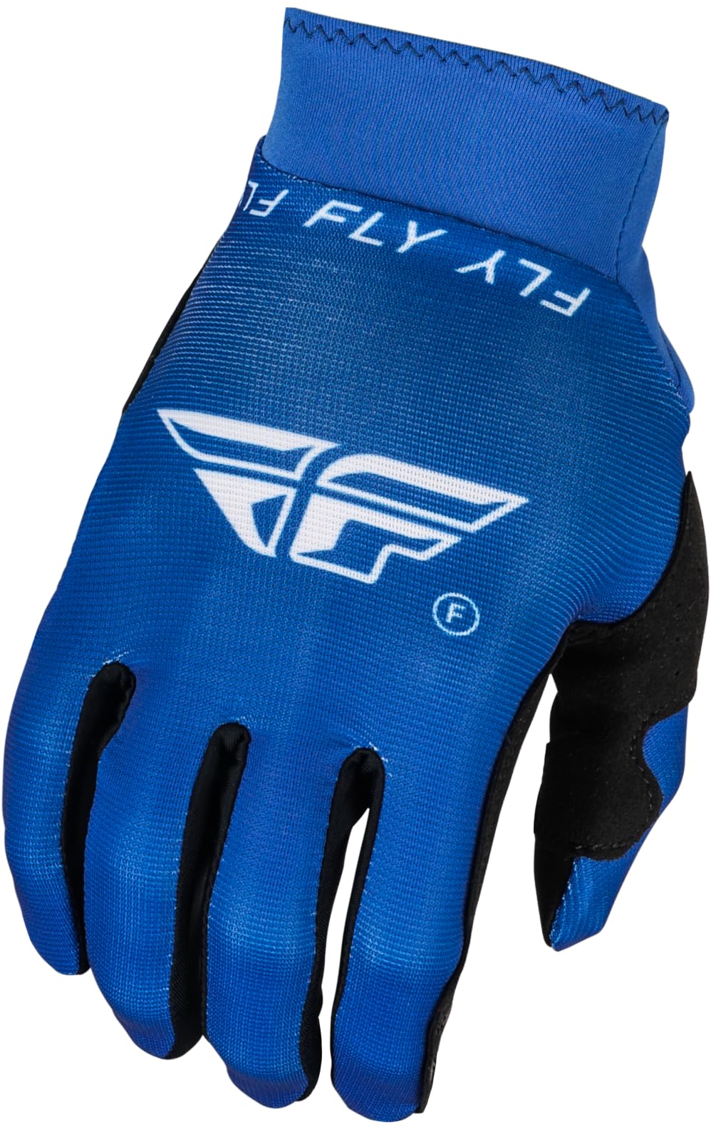 Fly Racing Pro Lite Mens Glove Lightweight MX MTB Riding Glove Touchscreen Compatible Blue White Medium