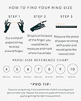 Vista 5 de PAVOI 14K Gold Plated Spinner Anxiety Rings for Women Men - Anxiety Bands with Beads - Moon Star, Beads Ring for Women