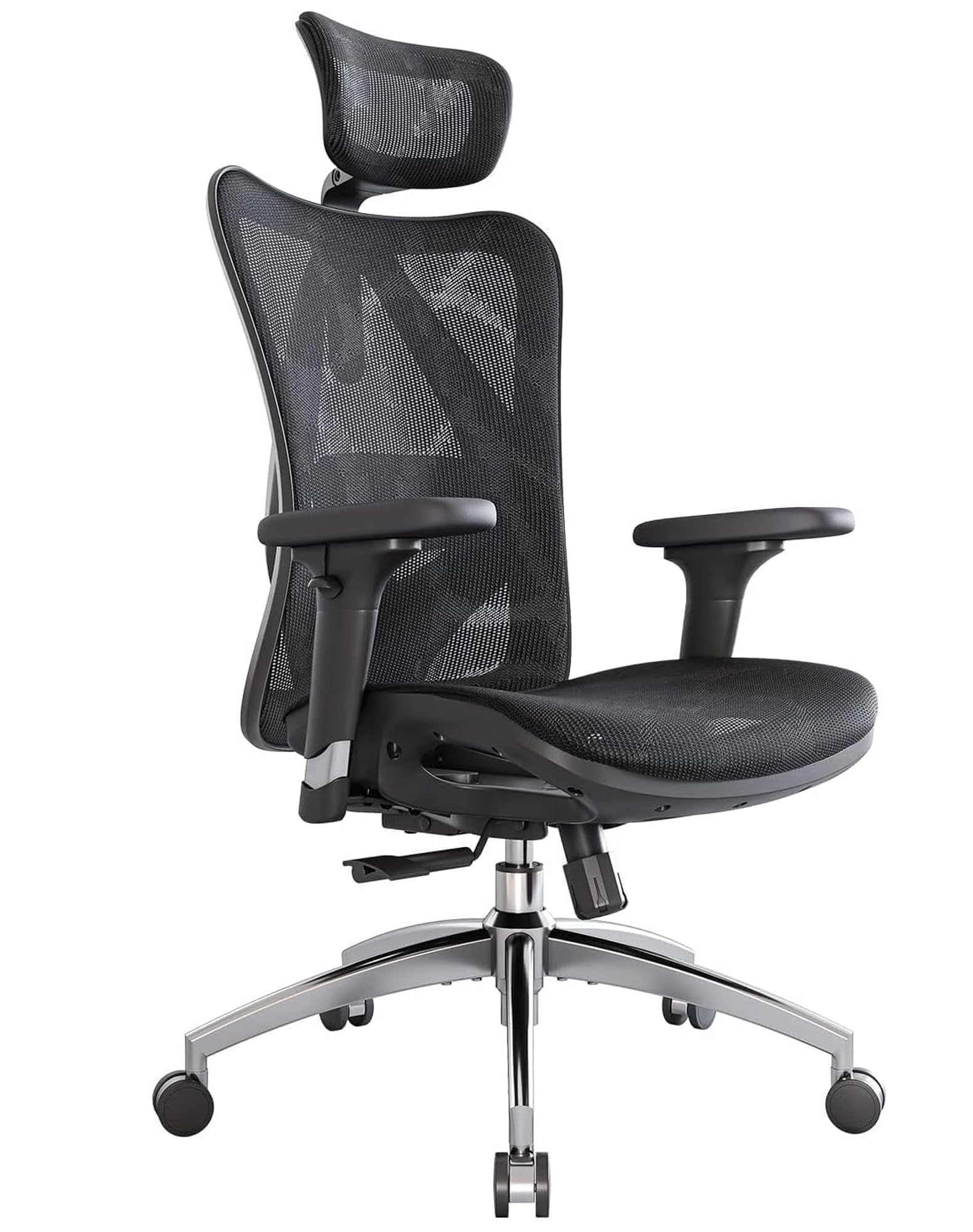 SIHOO M57 Gaming Ergonomic Office Chair, Computer Chair Desk Chair High Back Chair Breathable, Skin-Friendly Mesh Chair Adjustable 3D Armrest and Lumbar Support (Black)