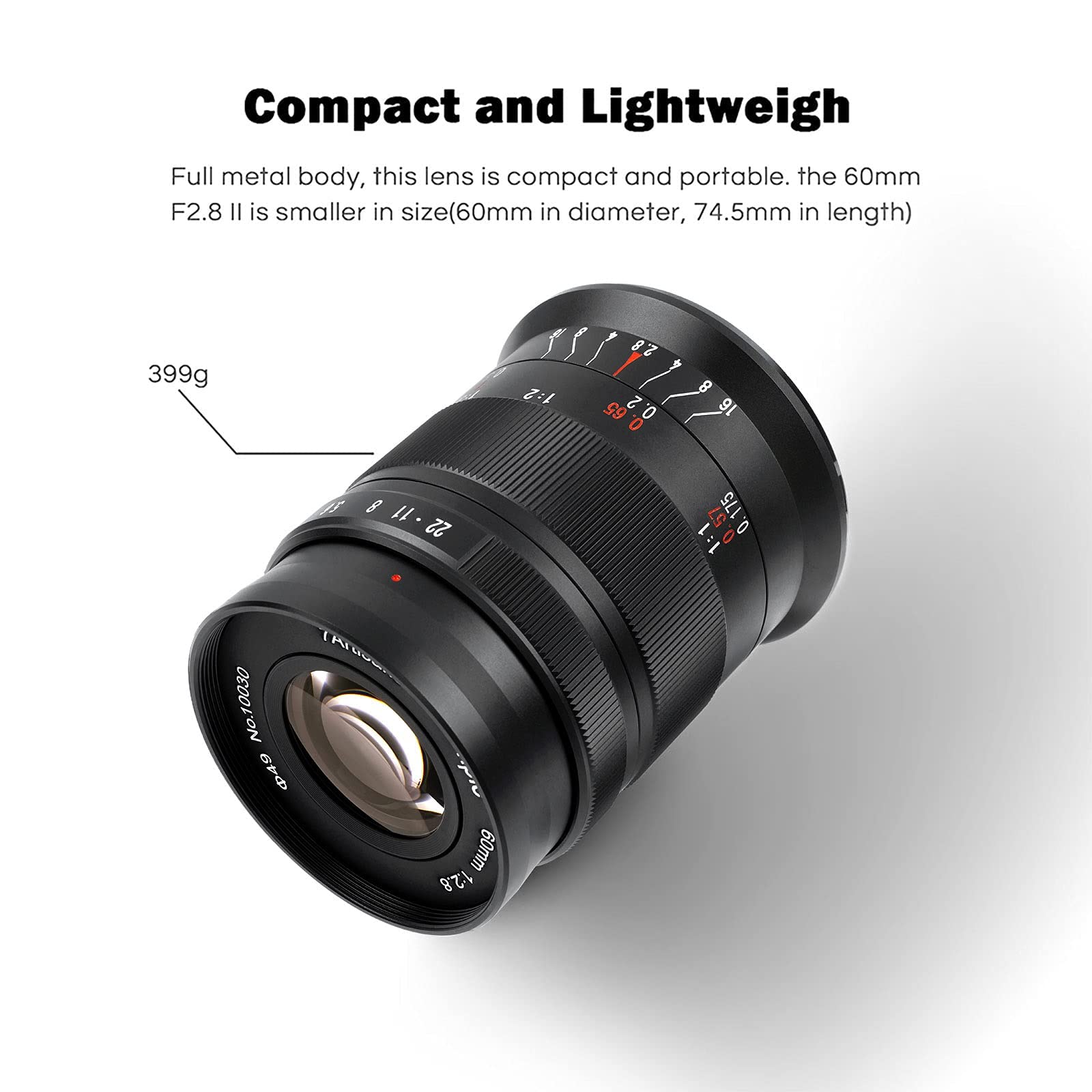 Amazon.com : 7artisans 60mm F2.8 II V2.0 APS-C Format Macro Lens
