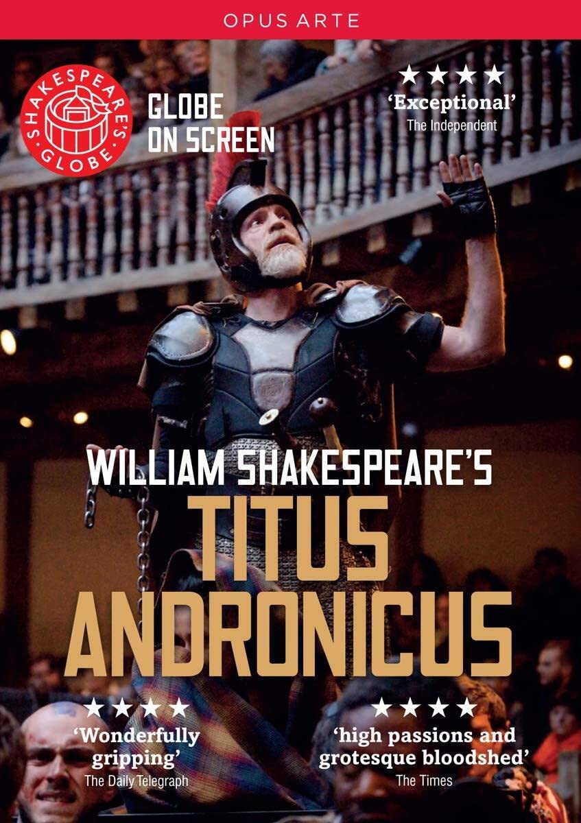 Titus Andronicus Shakespeare Globe 2014 DVD obra de teatro grabada coleccion britanica