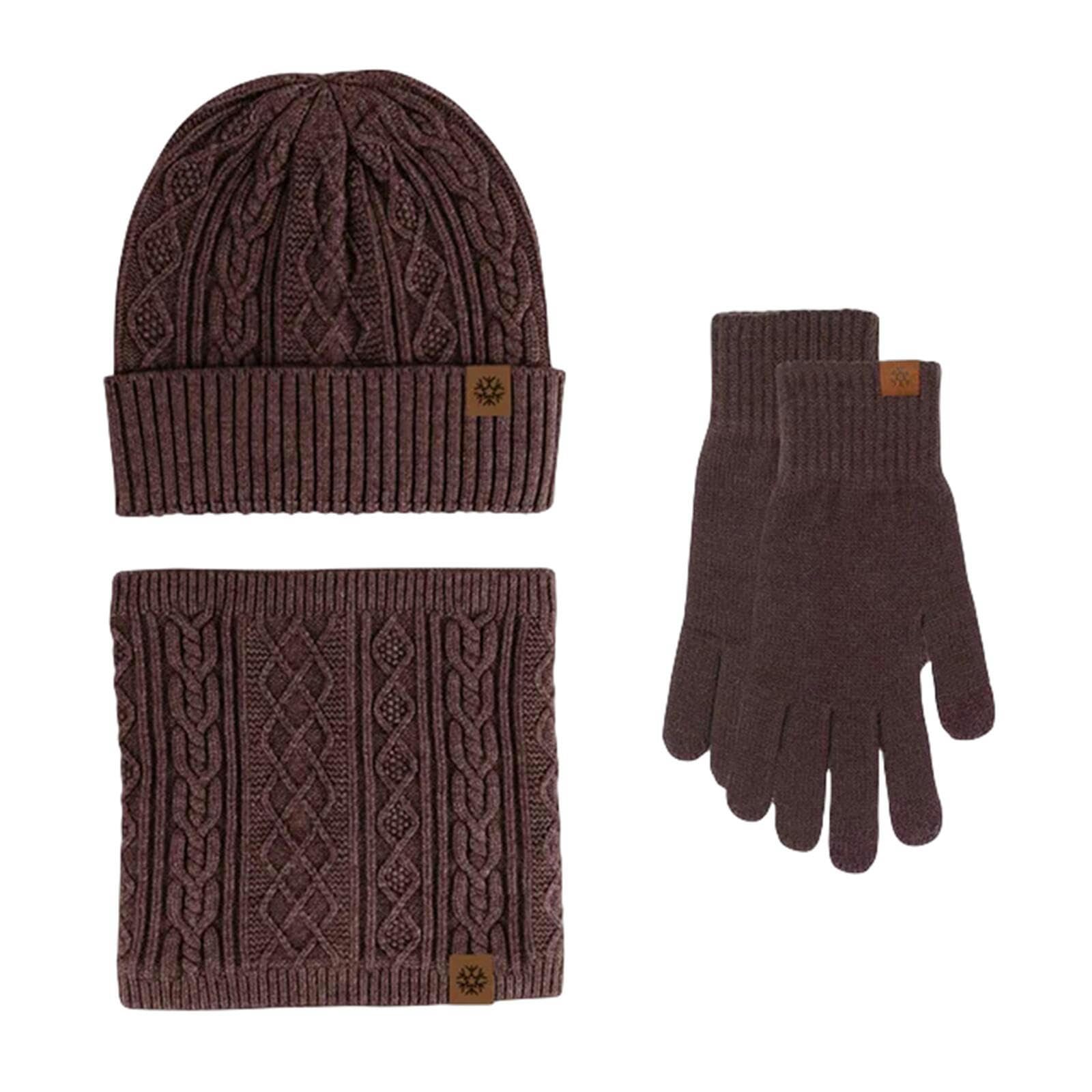 Conjunto bufanda gorro guantes calentadores de cuello invierno para moto 7