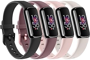Soft Compatible Fitbit Luxe Band with Enhanced Style in 4 Vibrant Shades