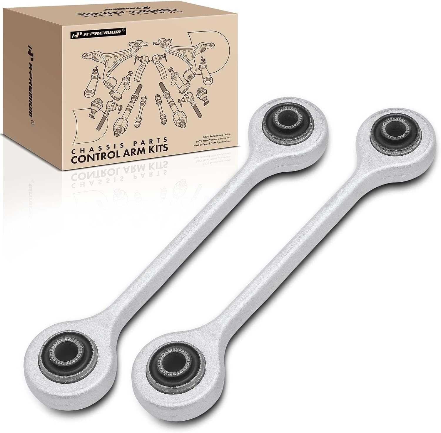 A-Premium 2 x Front Sway Bar Links Stabilizer Bar Links, Compatible with Audi Q7 2007-2015, Porsche Cayenne 2003-2006 & 2008-2018, Volkswagen Touareg 2004-2017