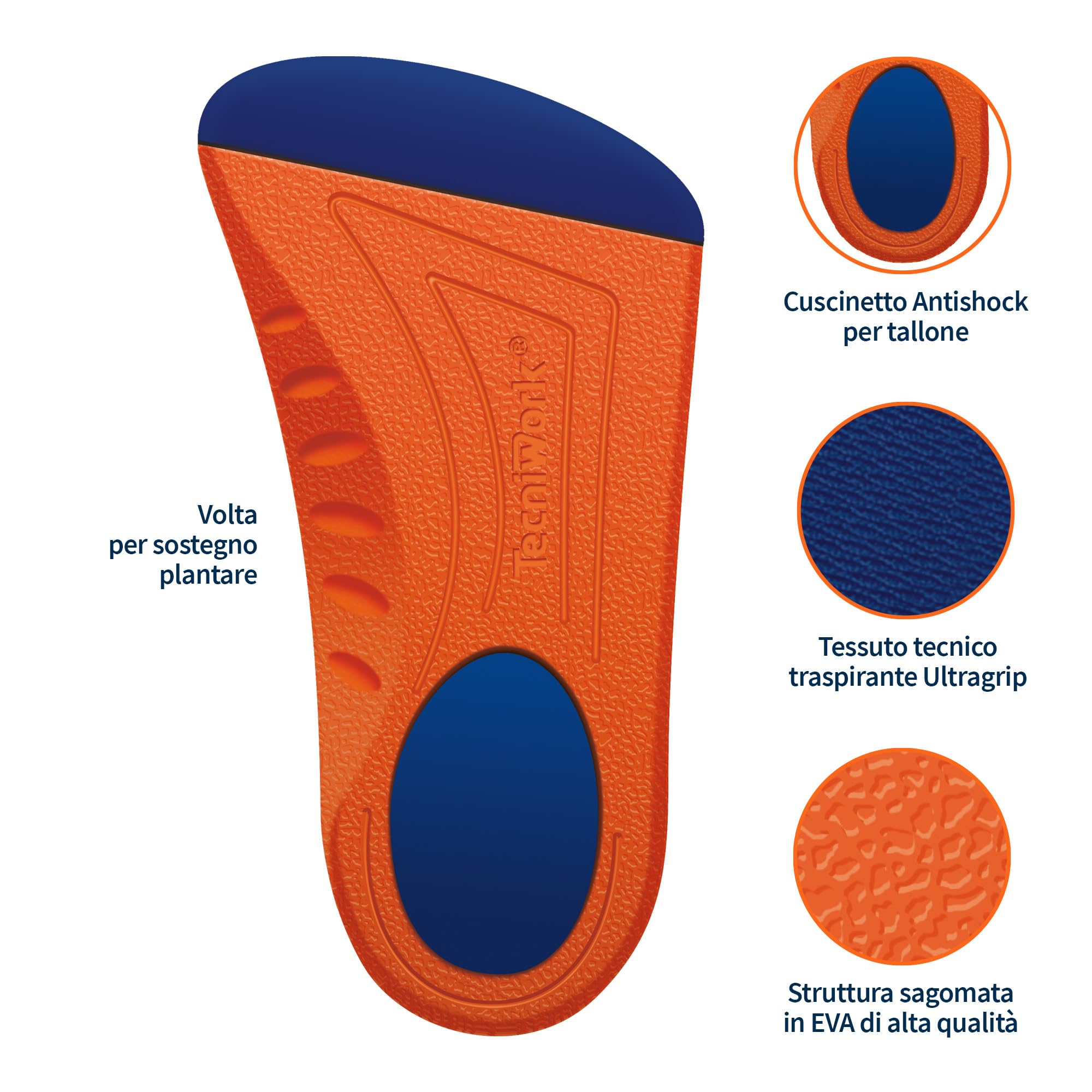 Solette ¾ flessibili Flex Comfort Plus Active Stability (Small)