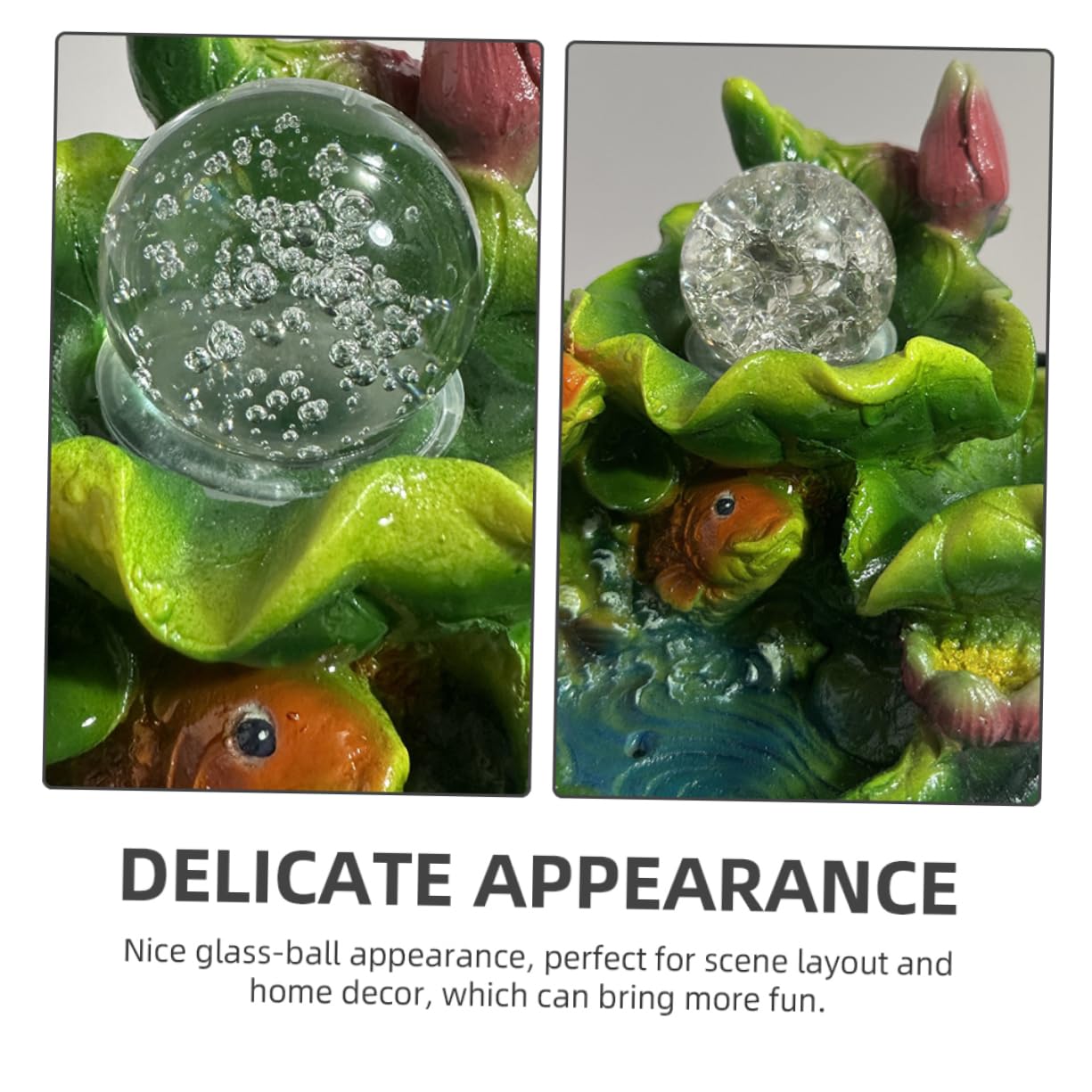 TOYANDONA 5 Sätze Glaskugel Deko Set mit Halterung Kugel und Halterungen für DIY Dekoration Aquarium Zubehör Kreative Tischdeko für Besondere Anlässe