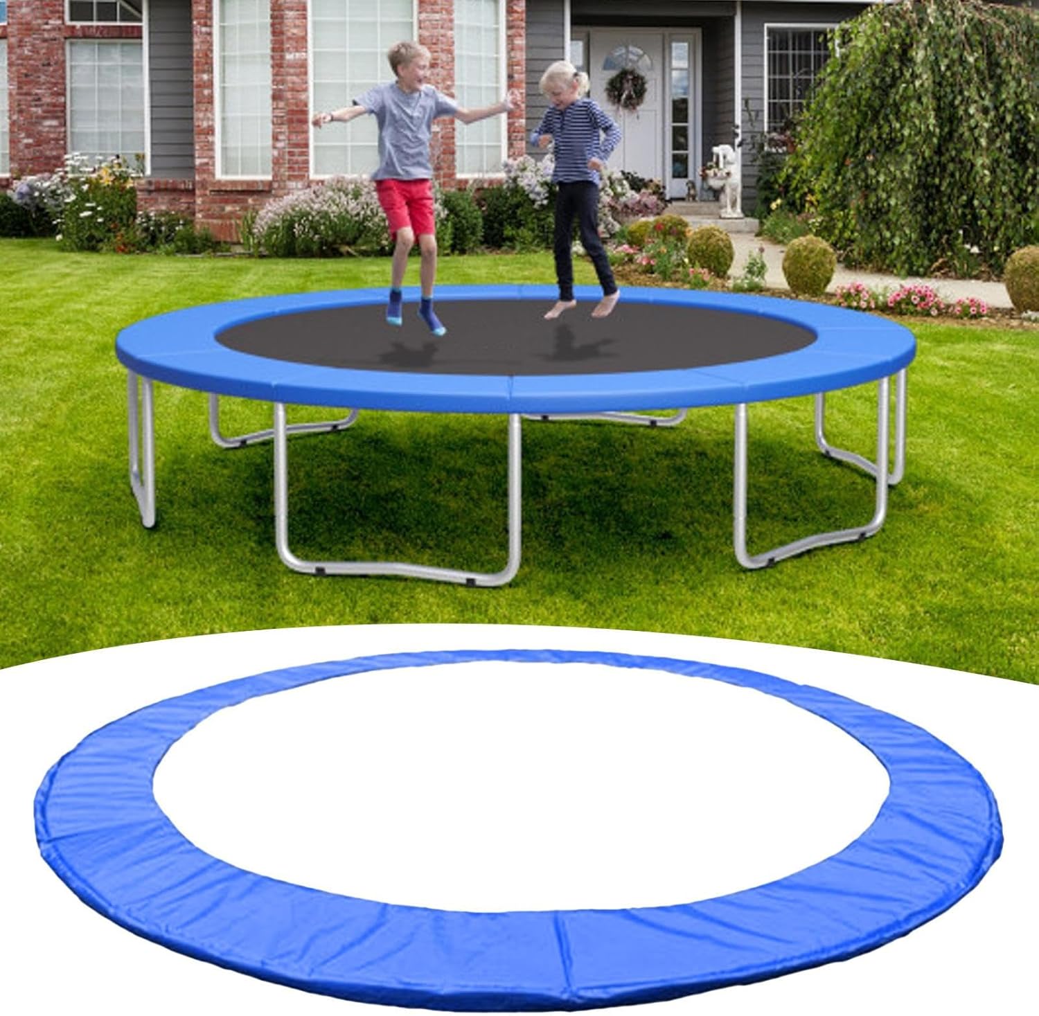 Replacement Trampoline Mat - Protective Jumping Pad | Safety Waterproof Protective Cover, Added Security, Weather Damage resistancee, Improved Comfort, Extended Lifespan, Ideal for Gym and Home Use