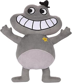 1Pcs Garden of Banban Plush, Soft Snail Gray Smile Face Stuffed Plush Animals Dolls, Ban Ban Game Plush Toys, Cartoon Animation Stuffed Plush Figure Toys for Fans Children's Birthday Gift
