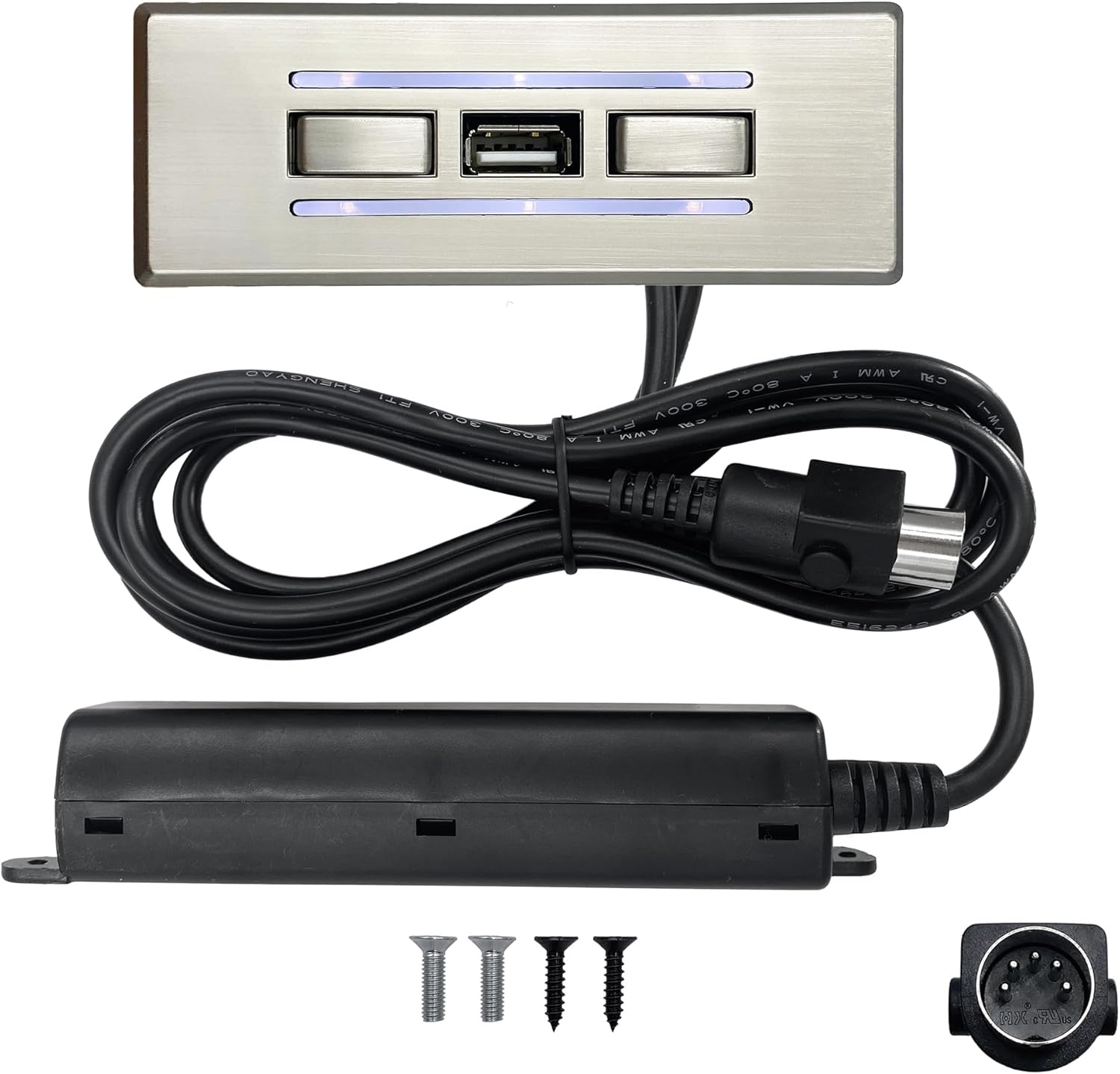 Fruhdi Power Recliner Kaidi 4 Button 5 Pin Hand Control Model KDH134A Replacement with USB