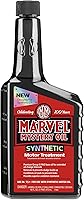 Marvel Mystery Oil 53835 Synthetic Motor Treatment - Dissolves Sludge, Prevents Leaks, Extends Engine Life & Oil Changes, 16oz