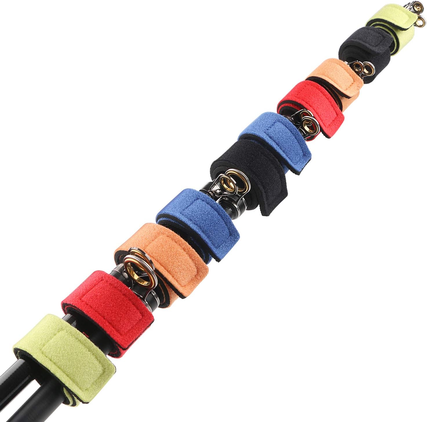 Fishing Rod Belts Ties 10/25pcs Spinning Rod Straps Holders Magic Stick Casting Stretchy Belt for Fly Rod Fixing Strap